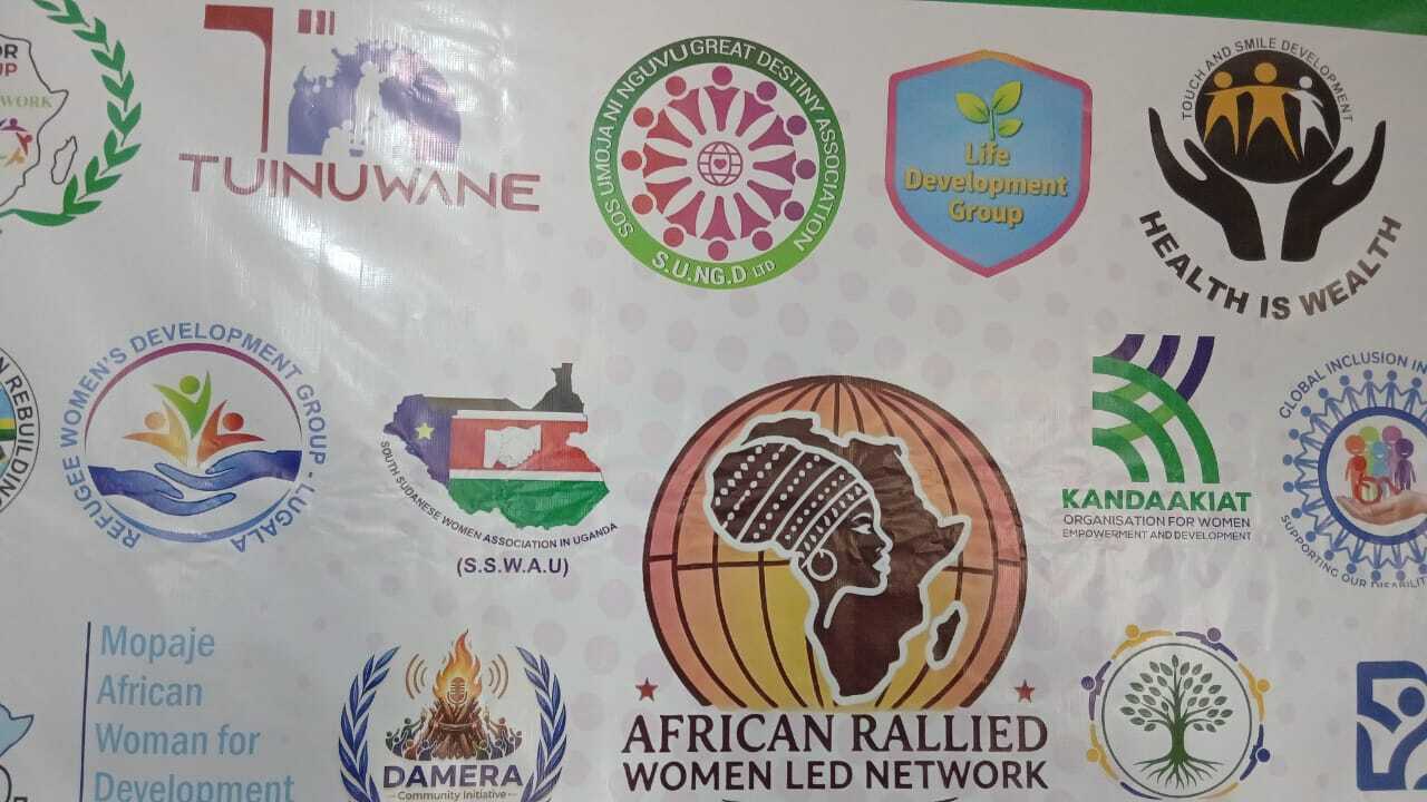 Community consultation banner at Gion Hotel Kampala
